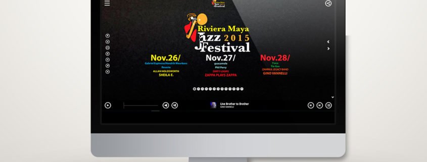 Riviera Maya Jazz Festival 2015 | Diseño Web
