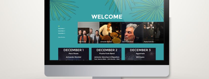 Riviera Maya Jazz Festival 2016 | Diseño Web